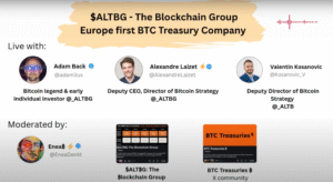 EneaDenkt – ALTBG BTC Strategy with Dr. Adam Back & Alexandre Laizet