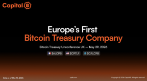 Bitcoin Treasury Unconference UK — Capital B Keynote — Slides