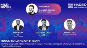 MadBitcoin Summit 2026 Panel moderado por Finanzas de Chill